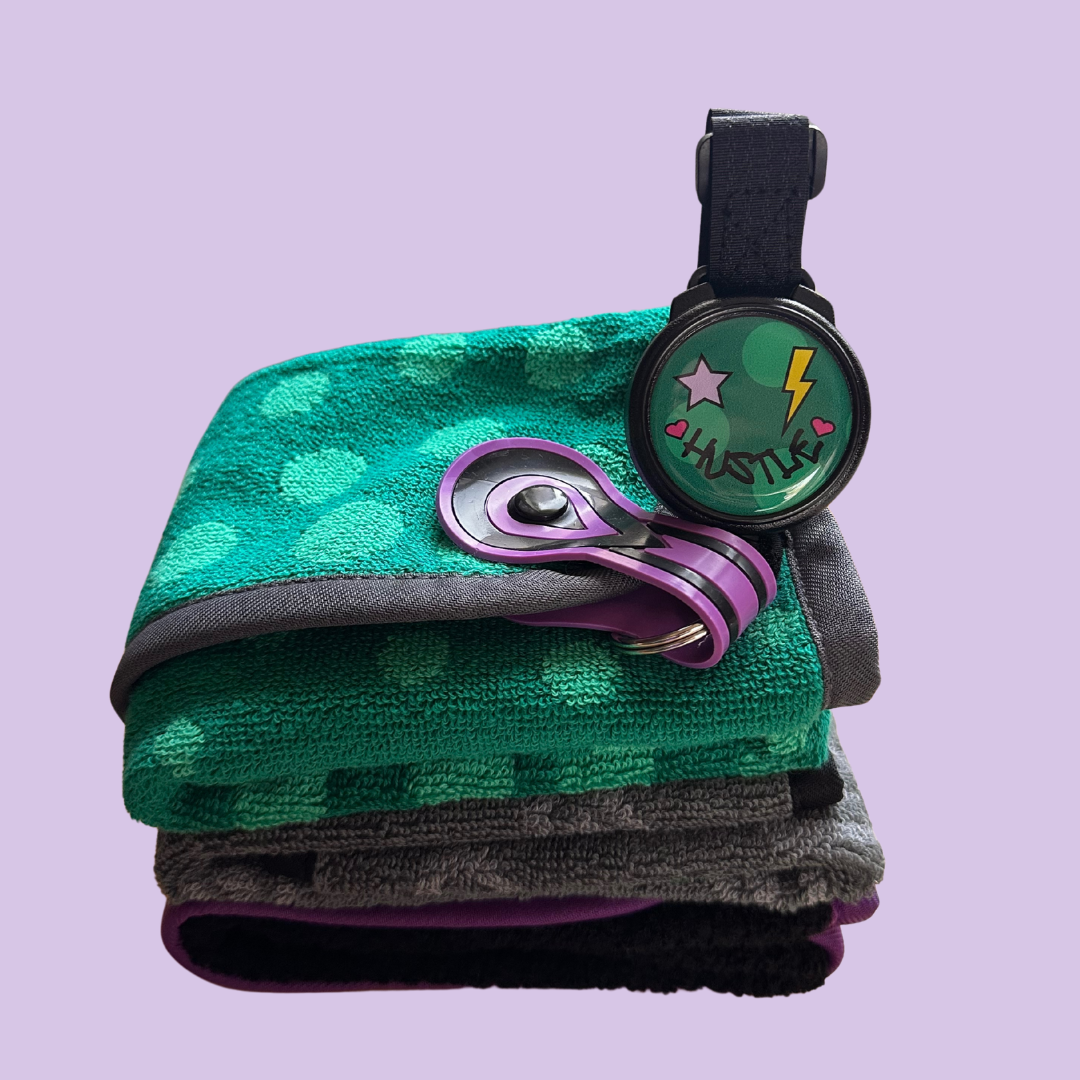 DRIPTOWEL - Retractable Sweat Towel for Treadmills and Spin Bikes